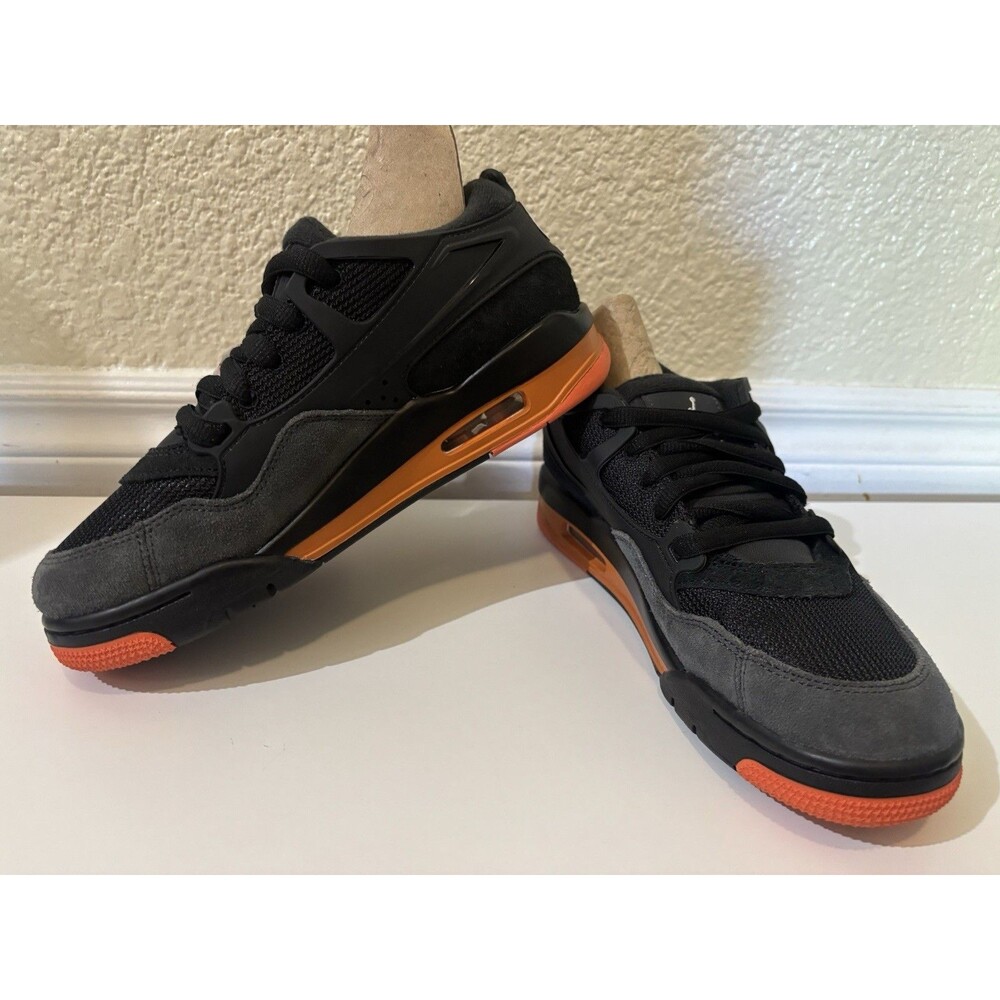 Air Jordan 4 RM Black Starfish Men’s Size 7 Black Orange HF8126-001